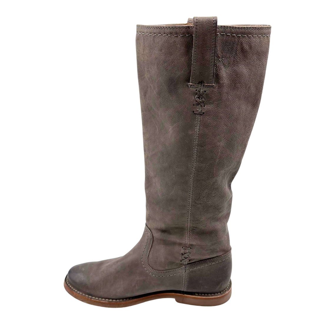 Frye 8 Stone Leather Boots