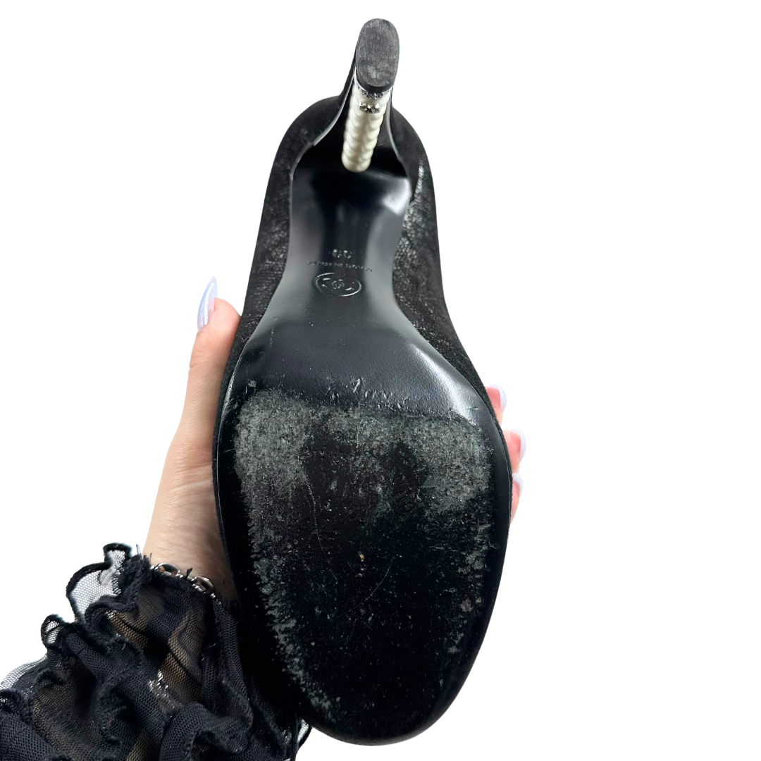 Chanel 39 Black Booties