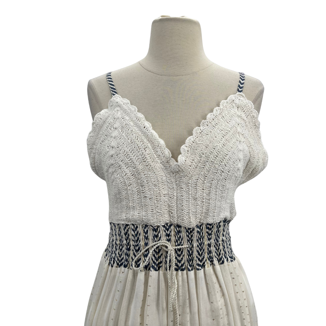 Mahila White/Navy Dress