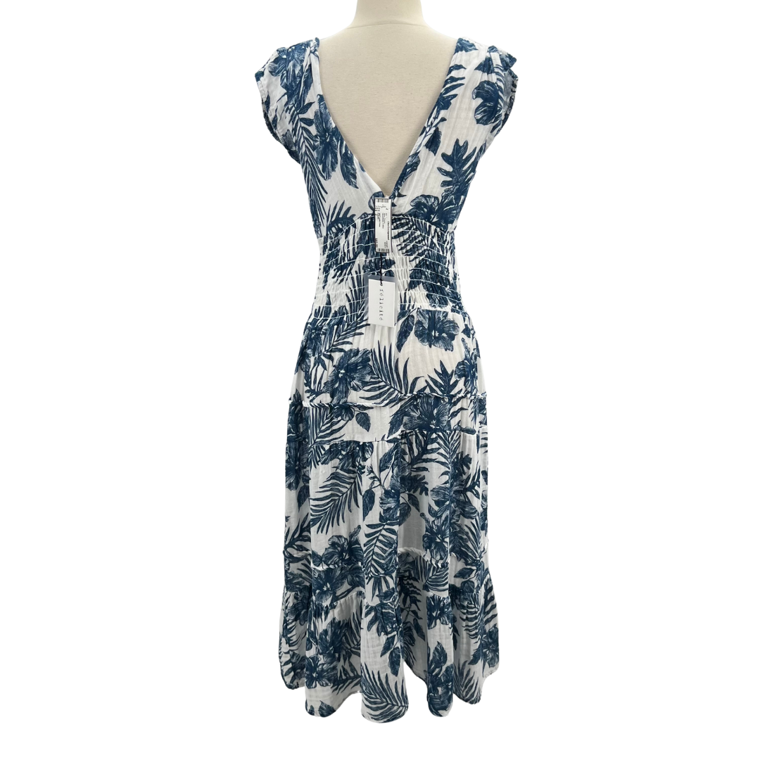 Felicite Blue/White Maxi Dress
