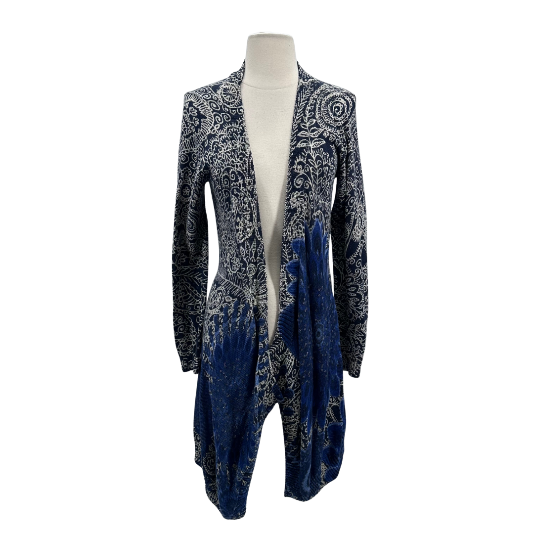 Desigual Navy/Tan Cardigan
