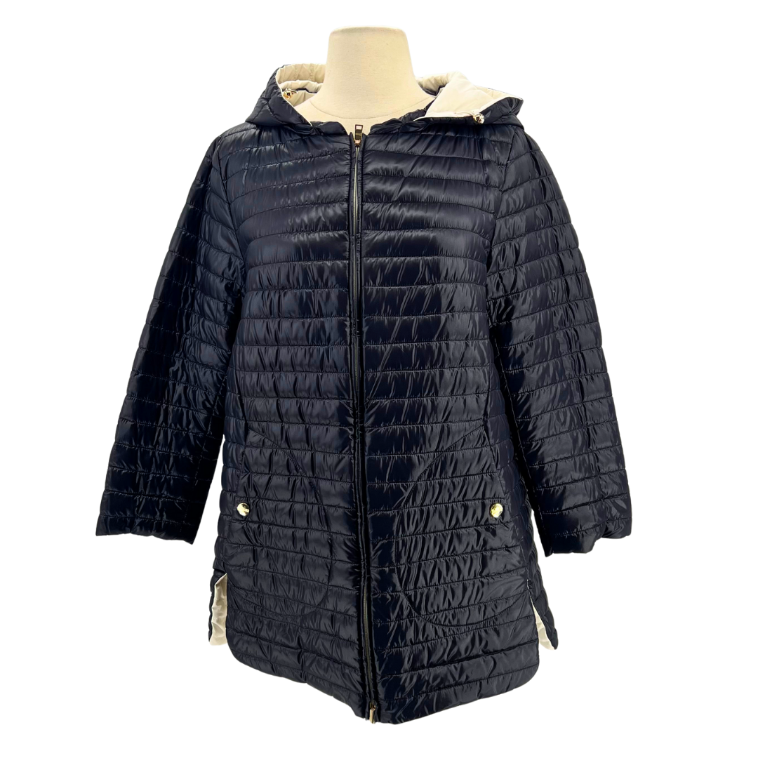 Herno White/Navy Coat