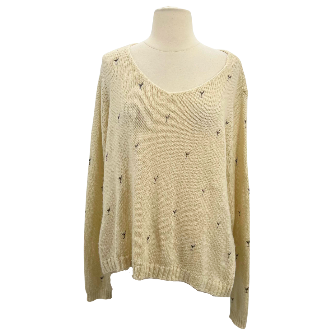 Wooden Ships Tan Sweater