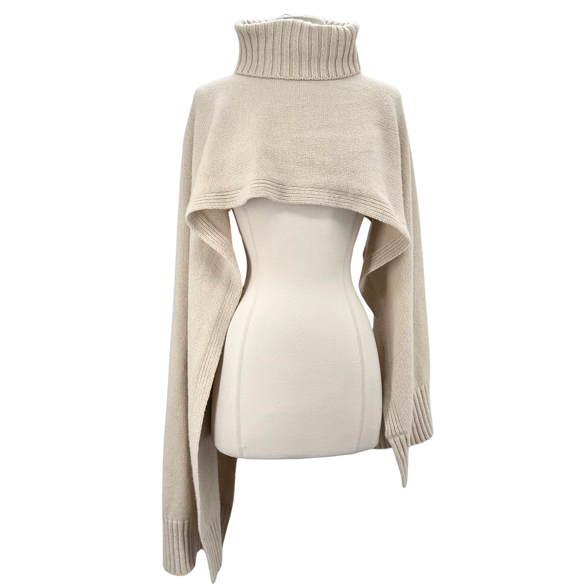 All Three Ivory Crop Sweater