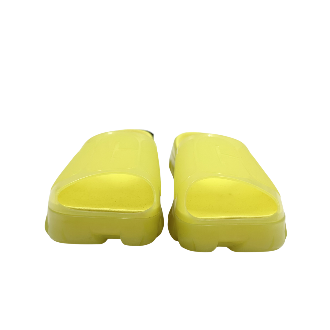 Ugg 8 Neon Yellow Jella Slides