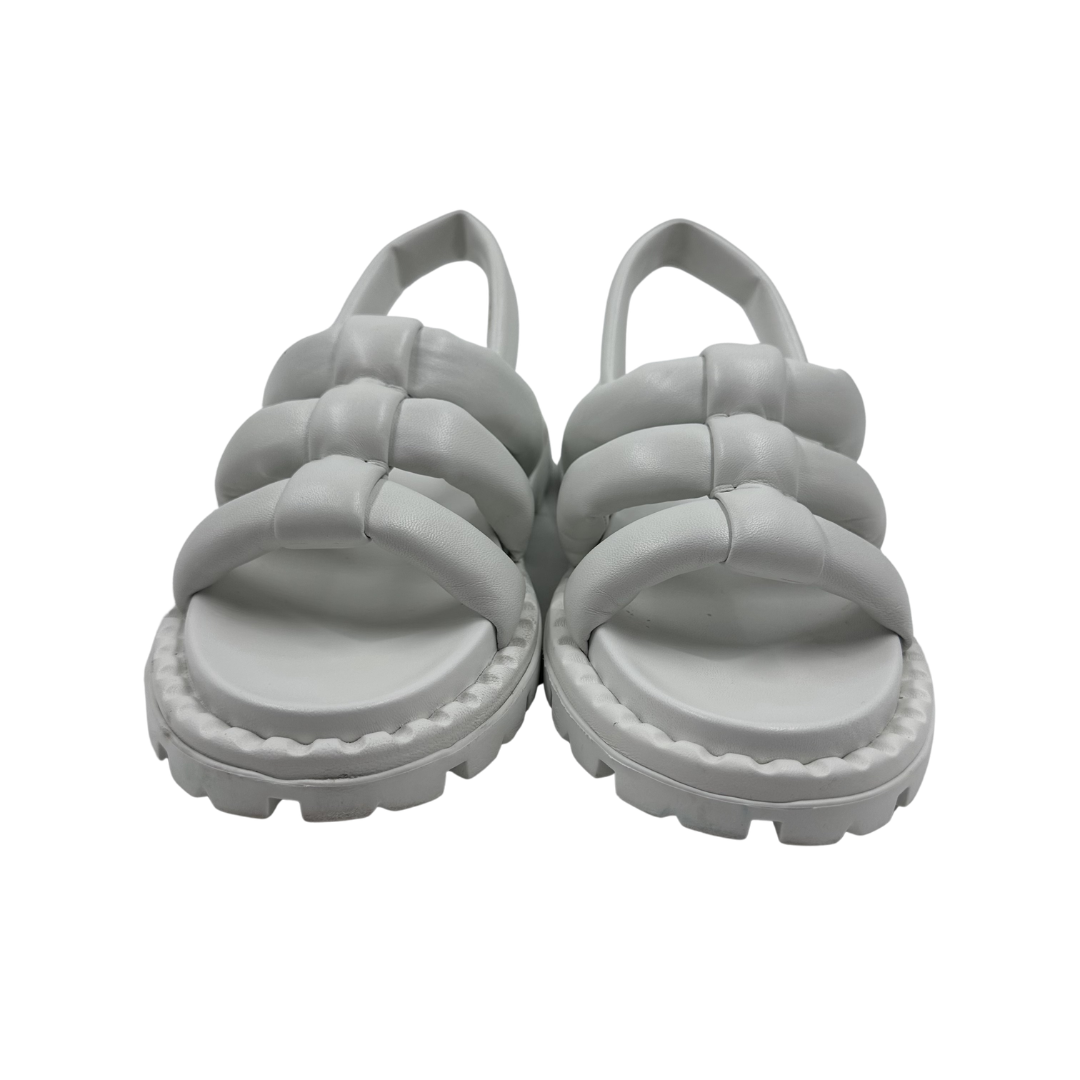 Prada 41 White Calzature Donna Sandal