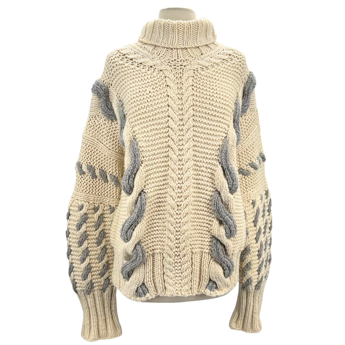 The Knotty One Cream Sweater