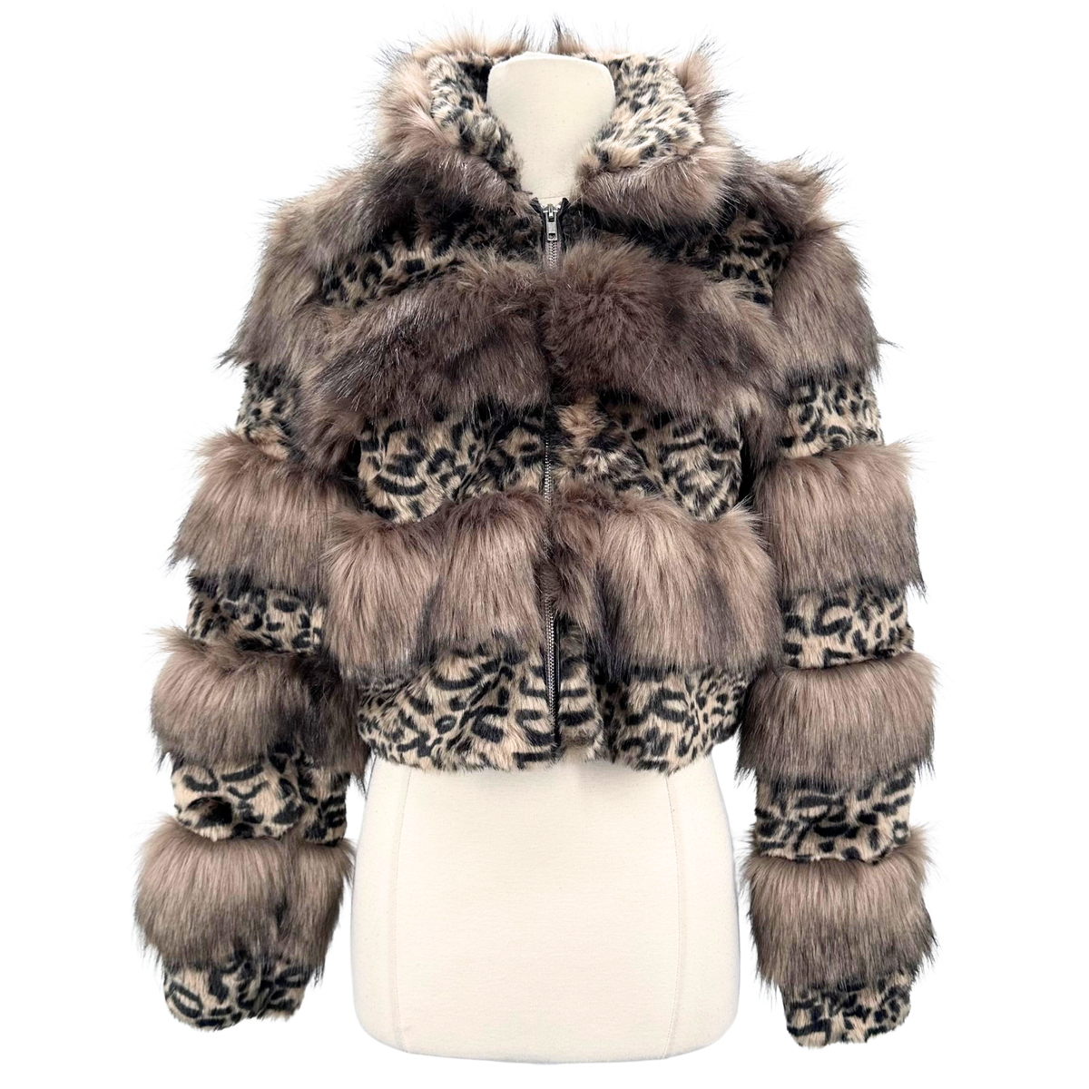 Chic Multi-Color Faux Fur