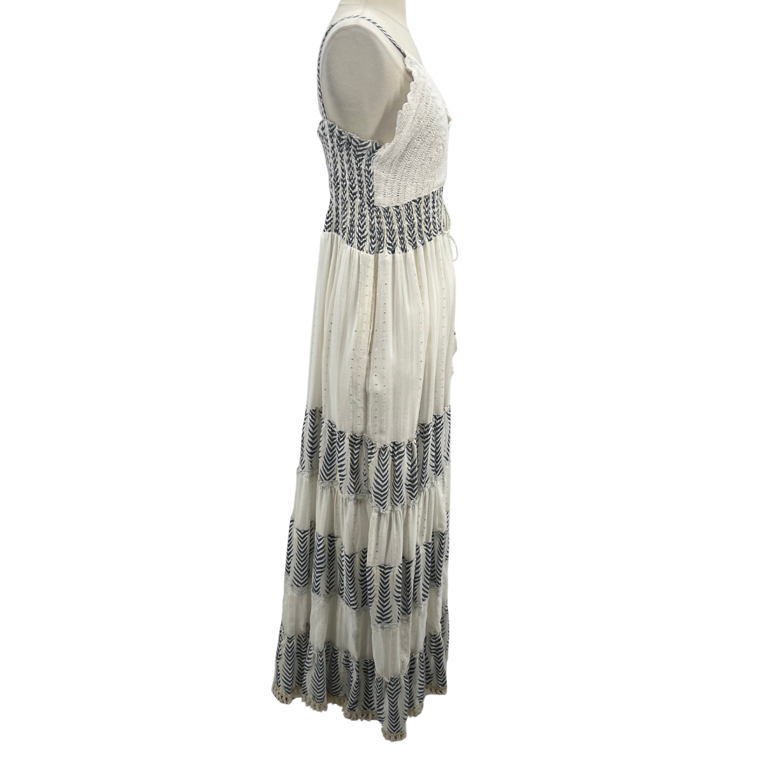 Mahila White/Navy Dress