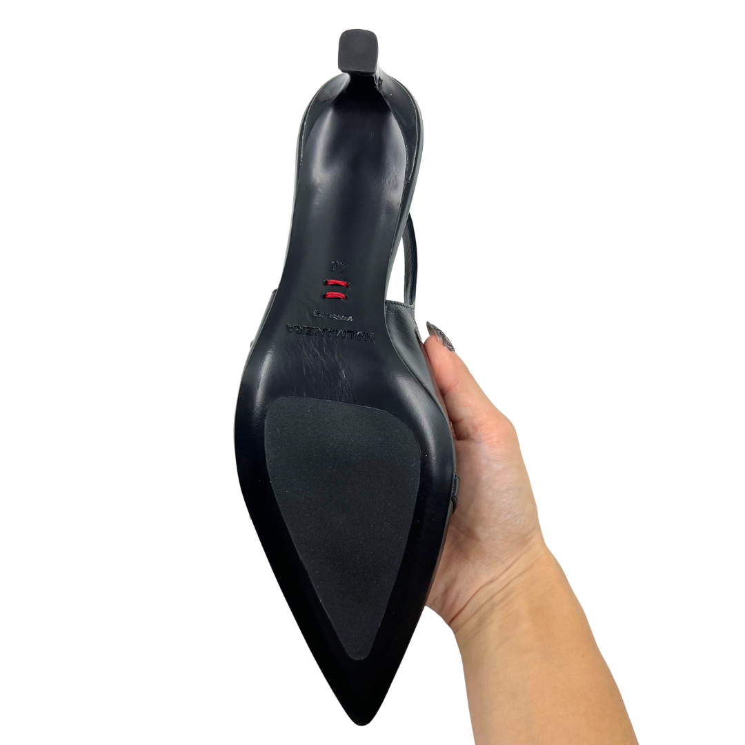 Halmanera 40 Black Leather Pumps