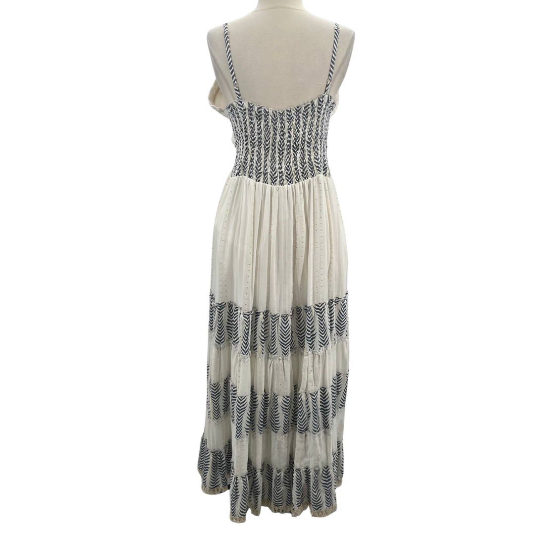 Mahila White/Navy Dress