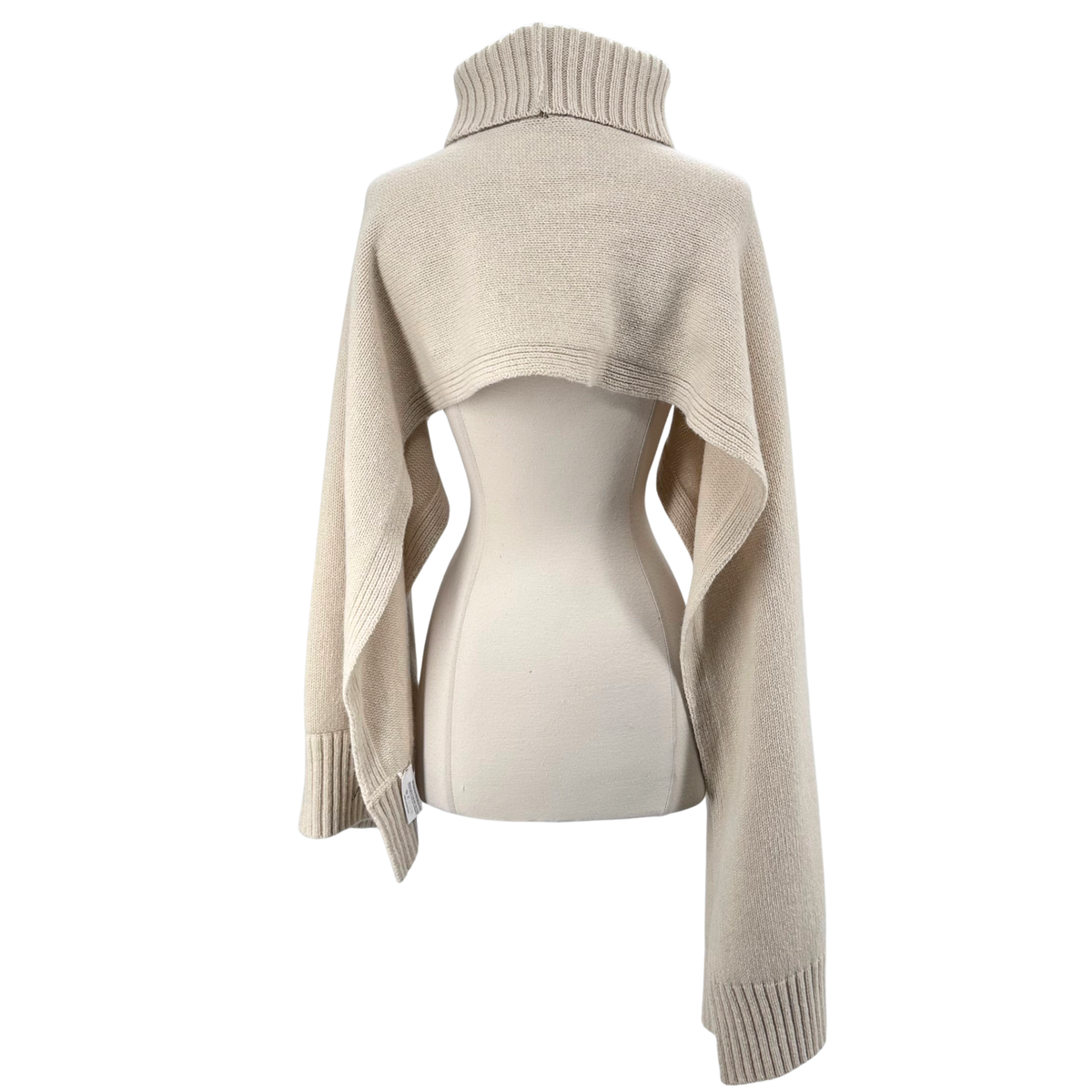 All Three Ivory Crop Sweater