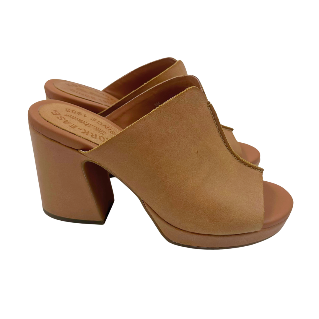 Kork Ease 8 Tan Leather Heels