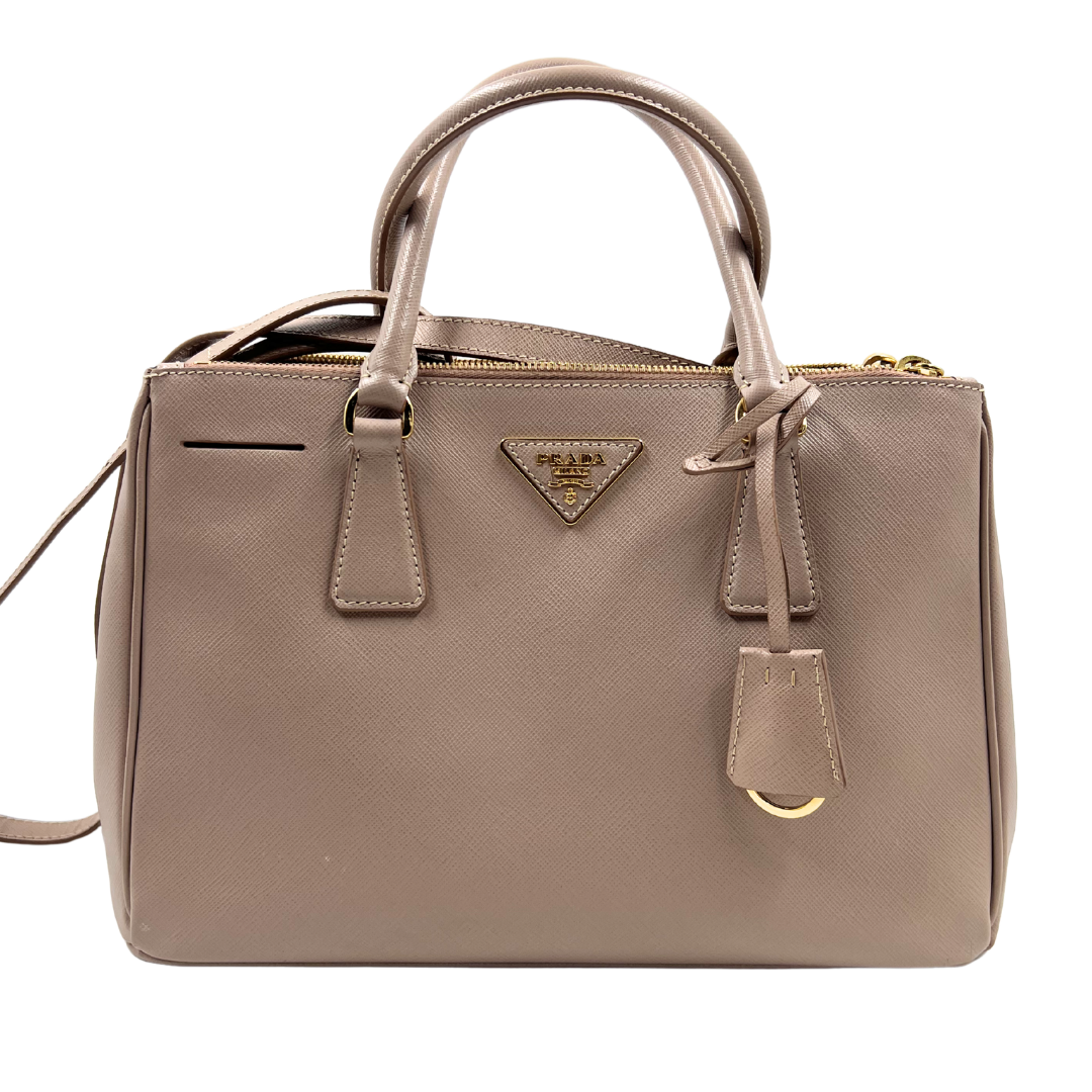 Prada Small Double Zip Galleria Two-way bag