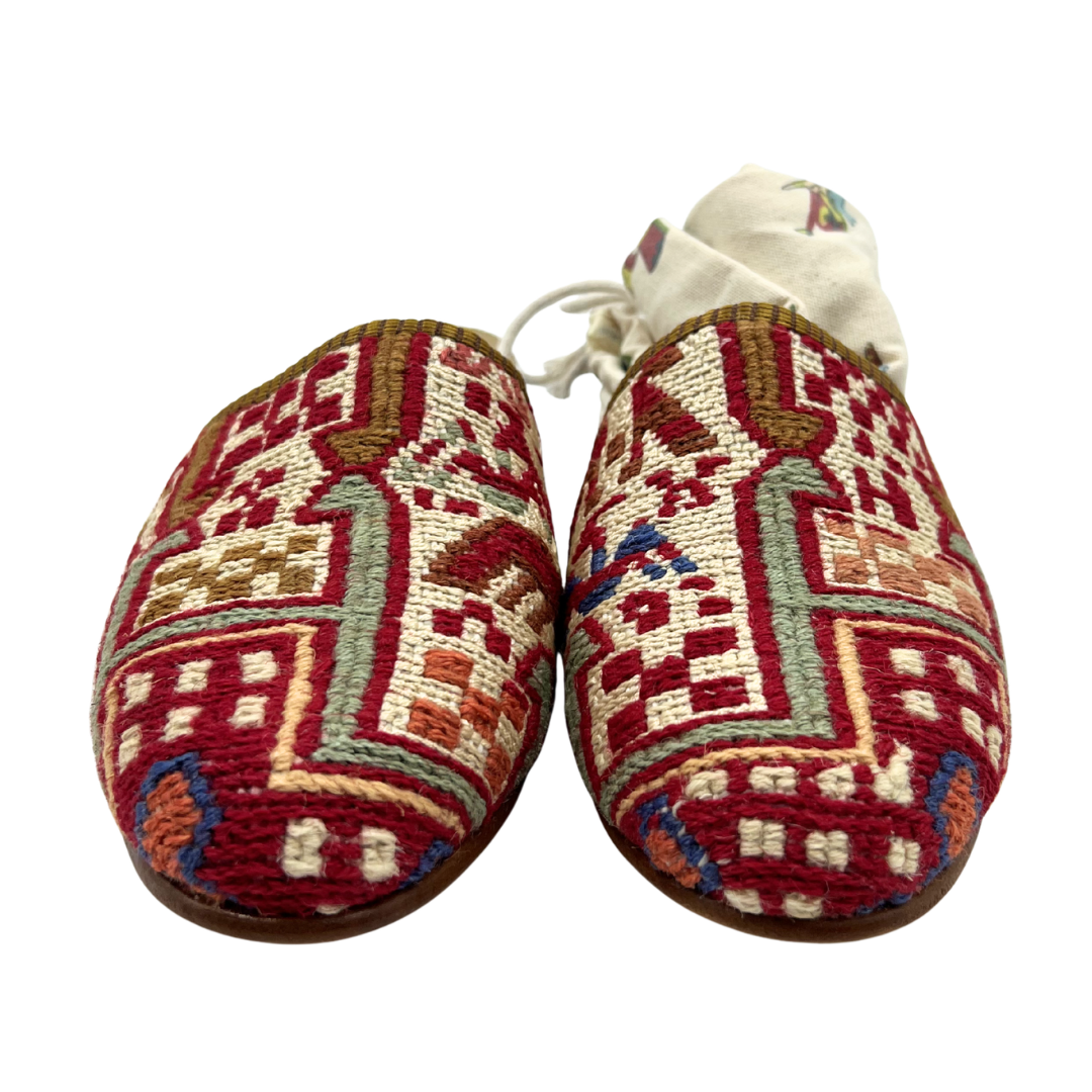 Artemis Design Co 38 Red/Multi Slip Ons