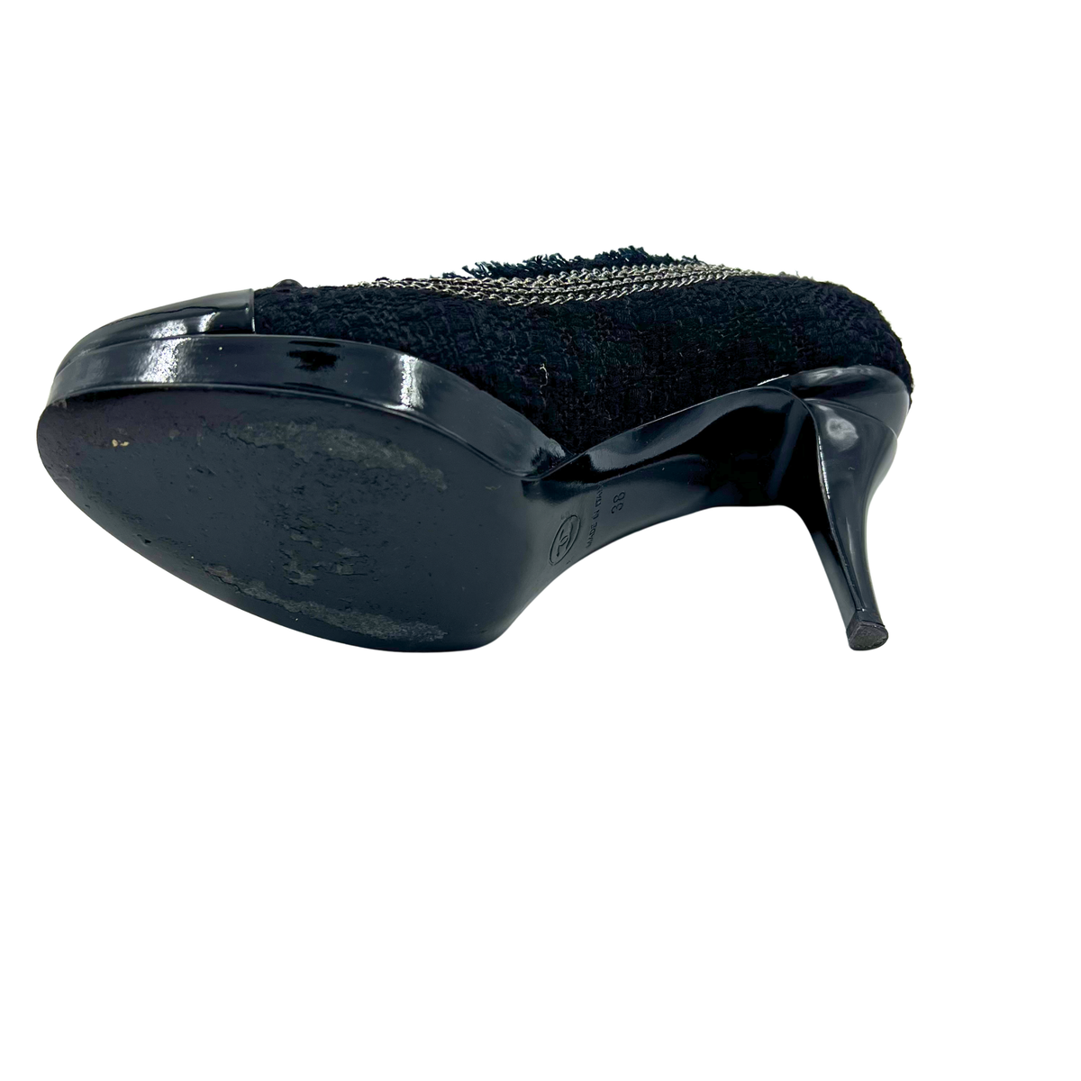 Chanel 38 Black Heels