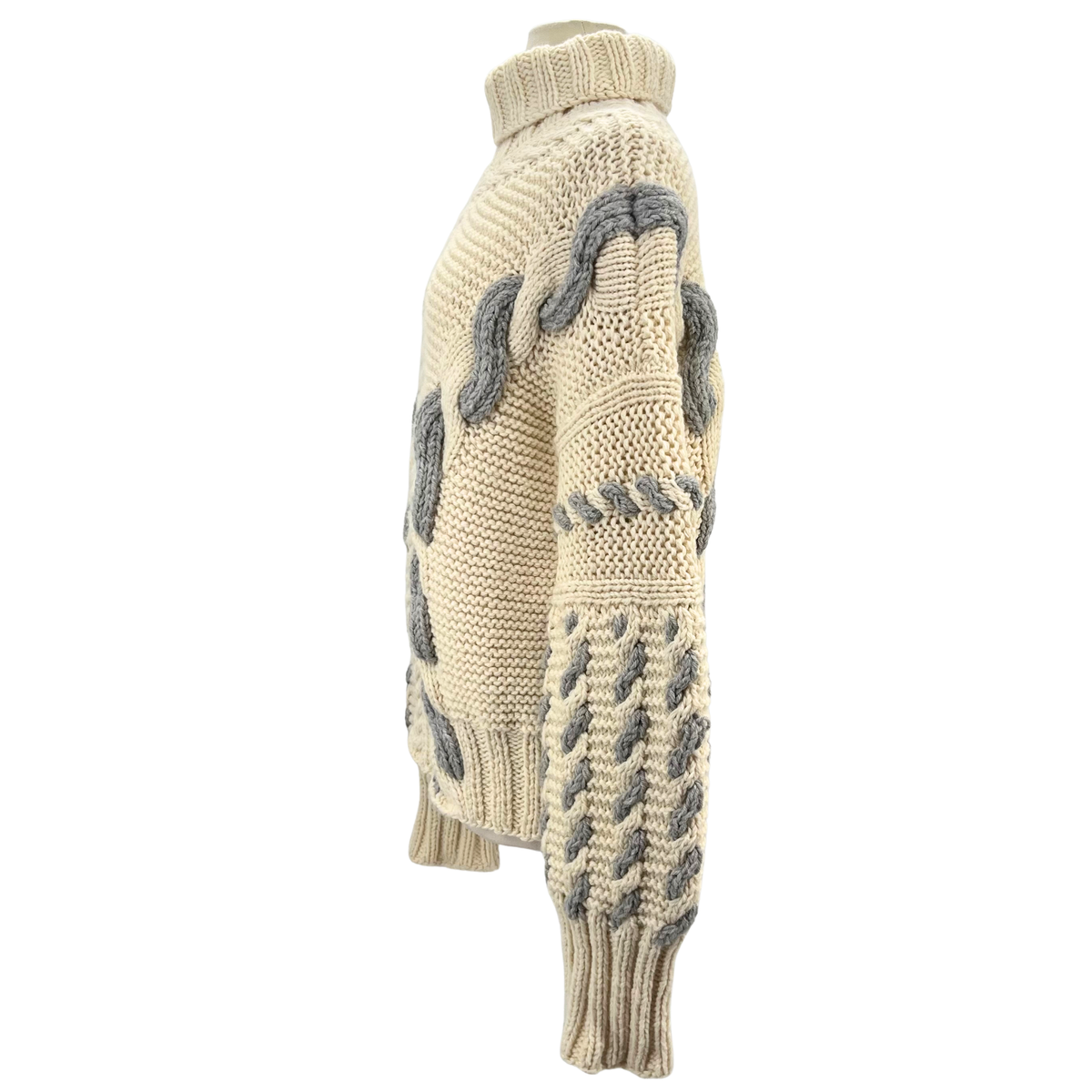 The Knotty One Cream Sweater