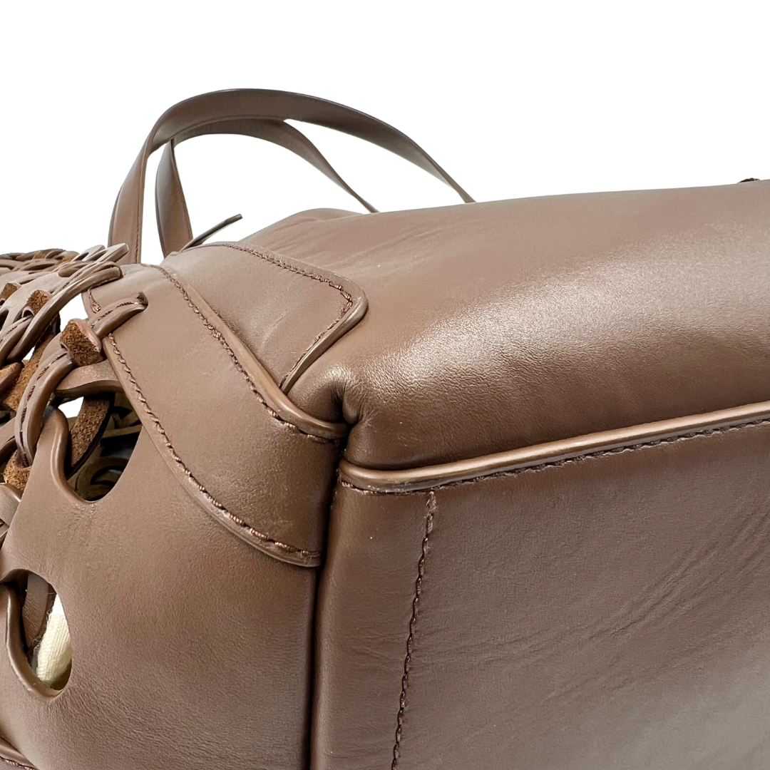 Tory Burch McGraw Laser Cut Tote