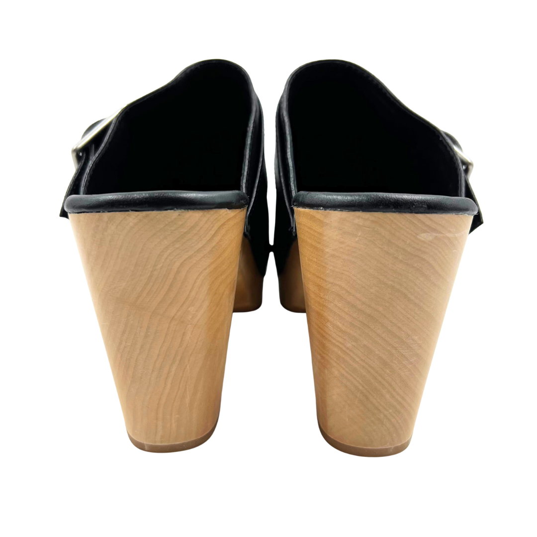 Paige 9 Black/Tan Mules