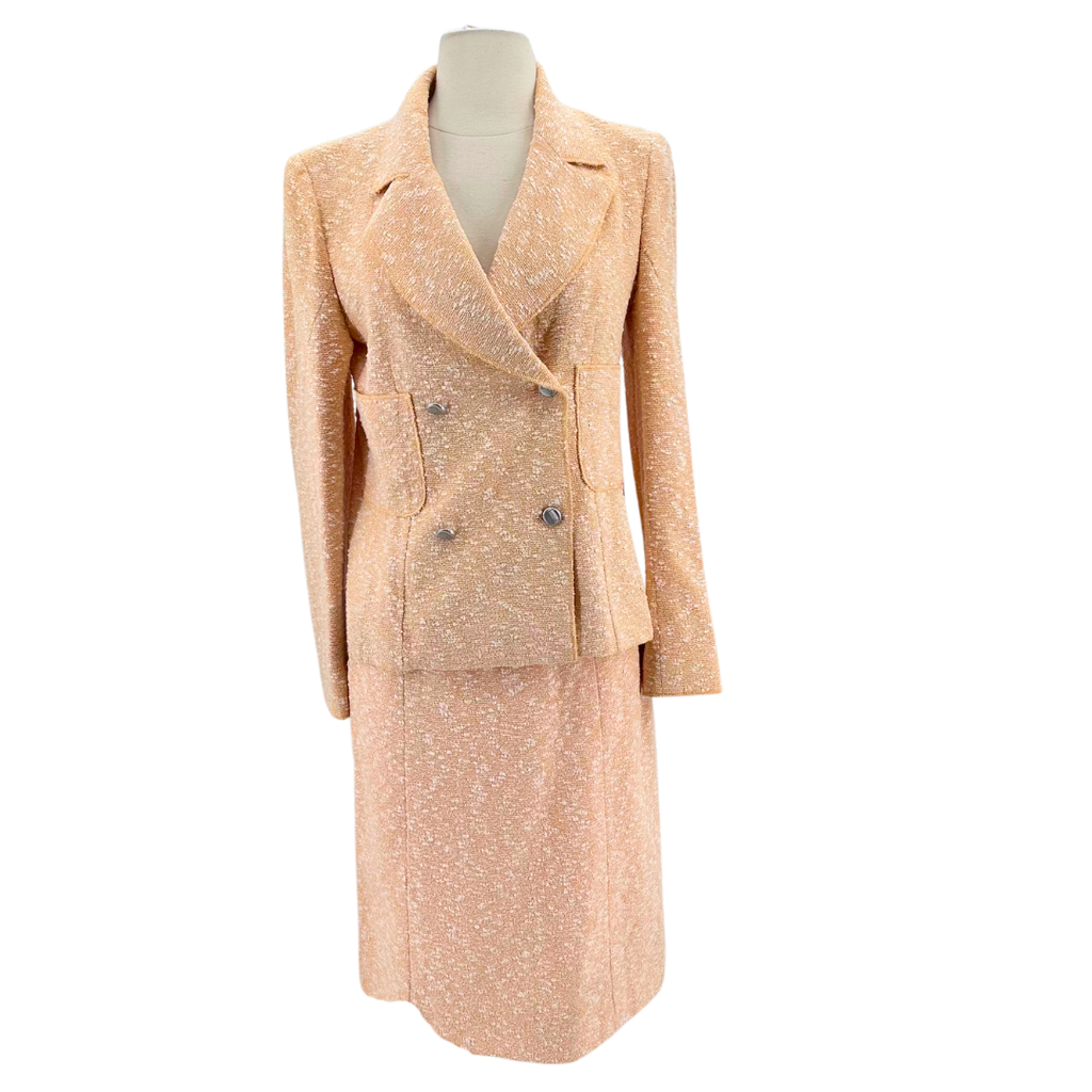 Chanel Peach 2 Piece Set – Chic Consignment LLC