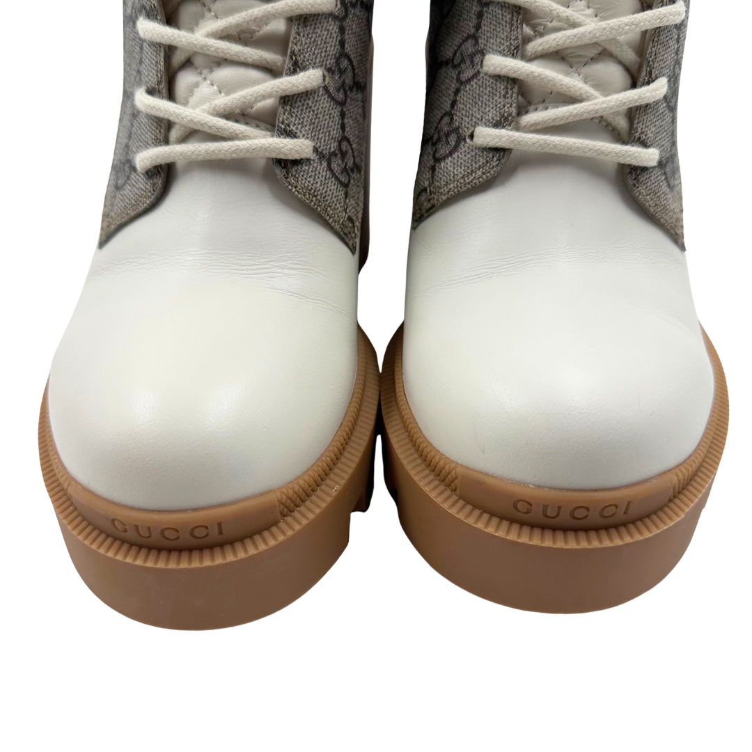 Gucci 39.5 Cream Boots