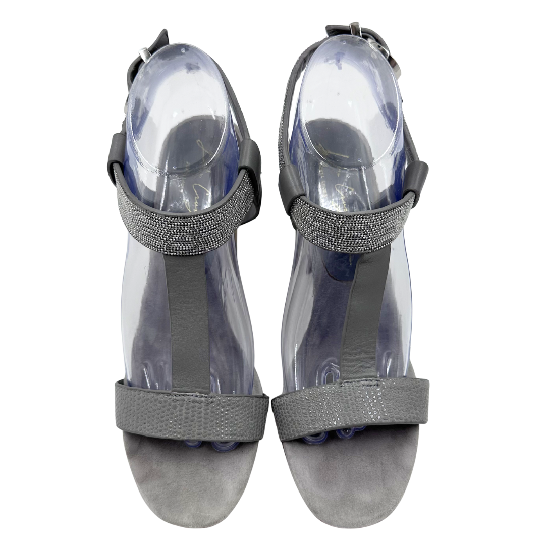 Lola Cruz 39 Grey Sandals