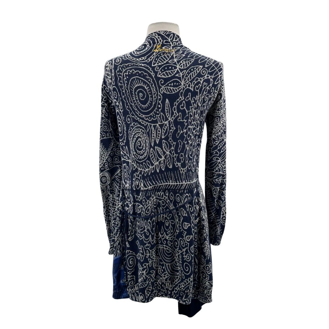 Desigual Navy/Tan Cardigan