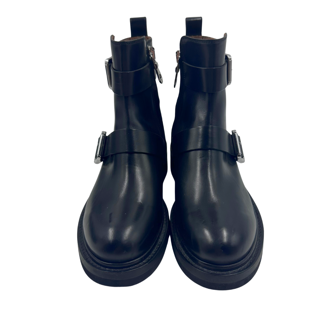 Frye Black Leather Booties