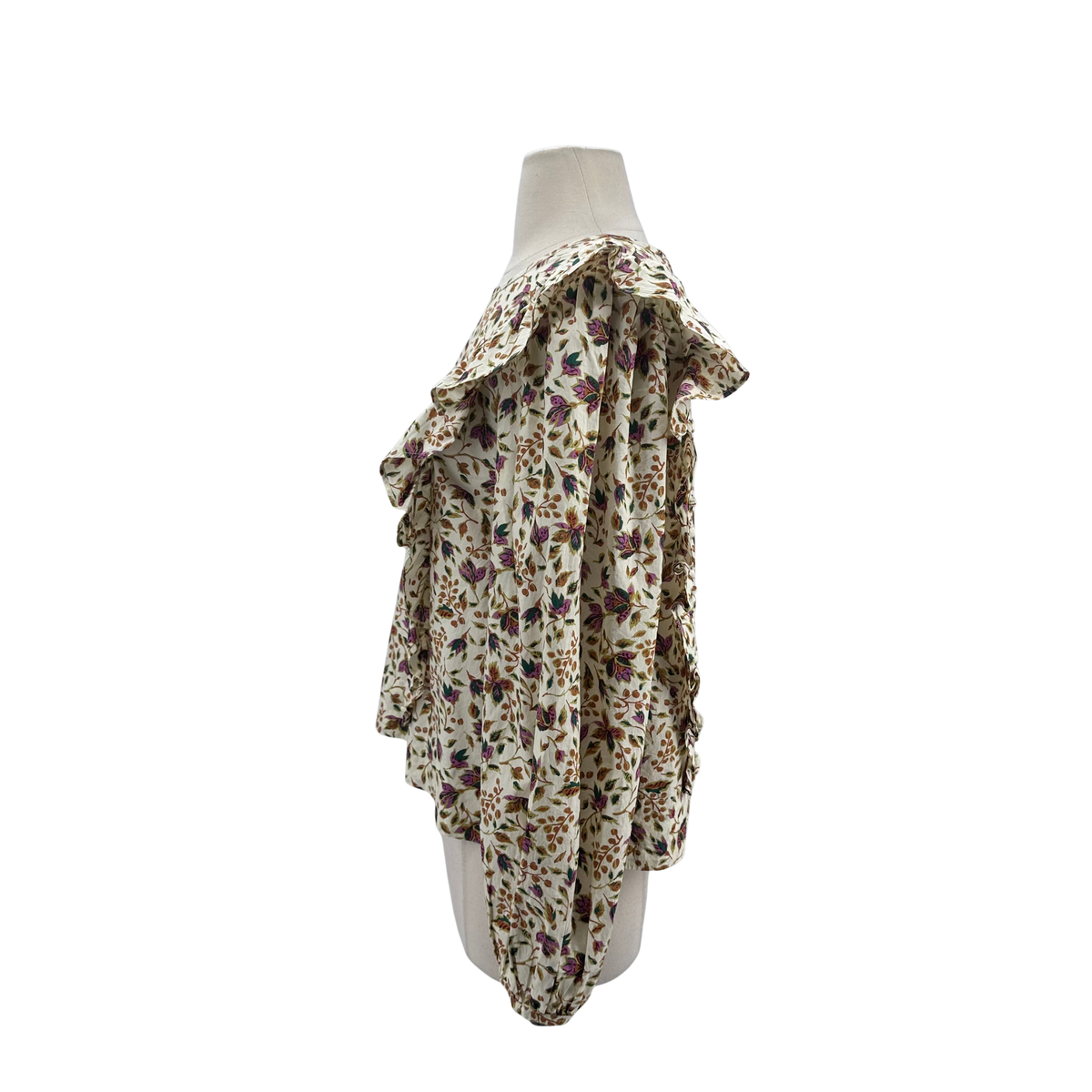 unsubscribed Cream/Floral Blouse