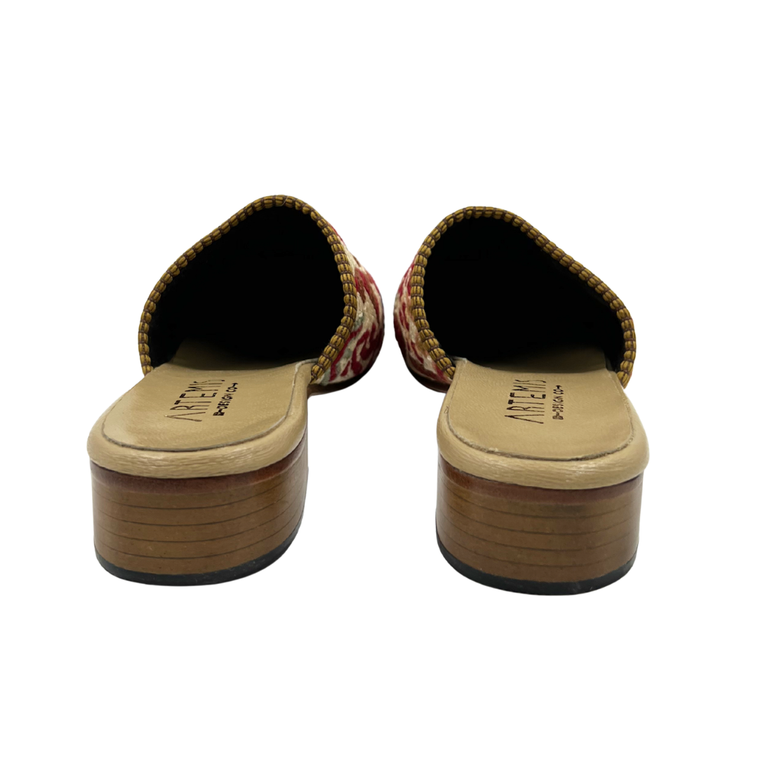 Artemis Design Co 38 Red/Multi Slip Ons