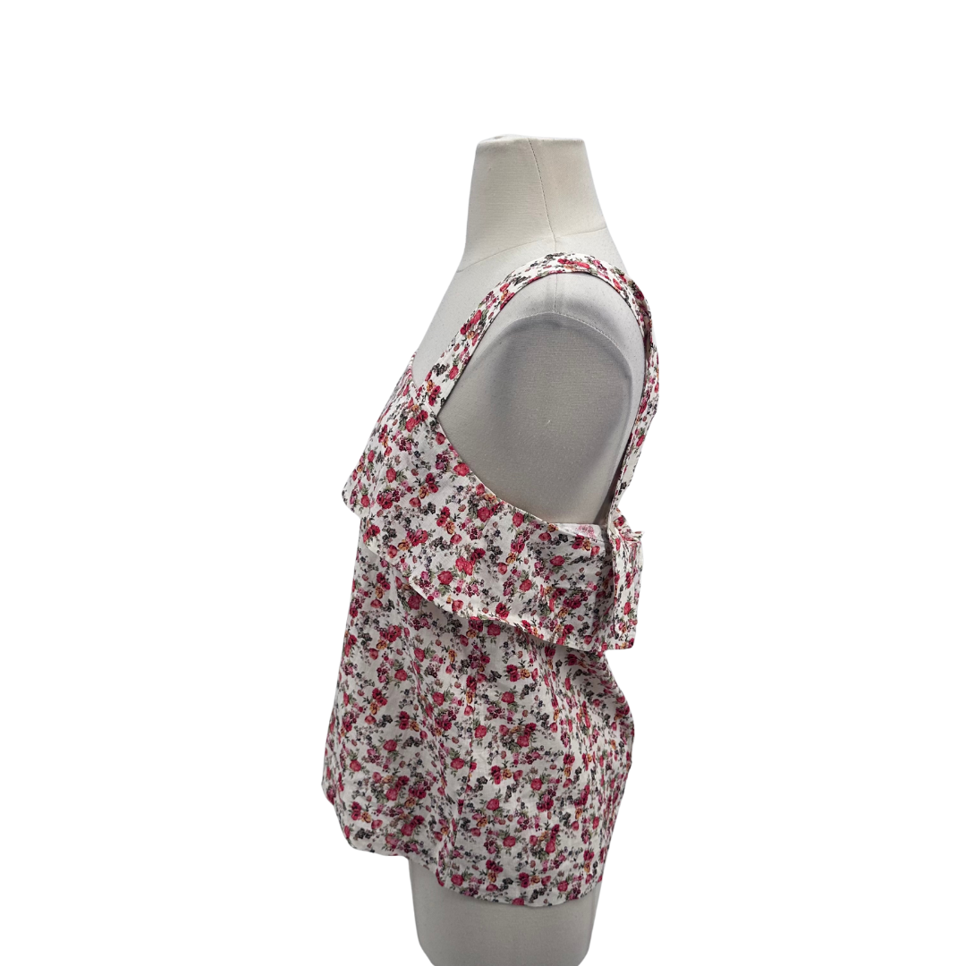 Sezane Multi Floral Blouse