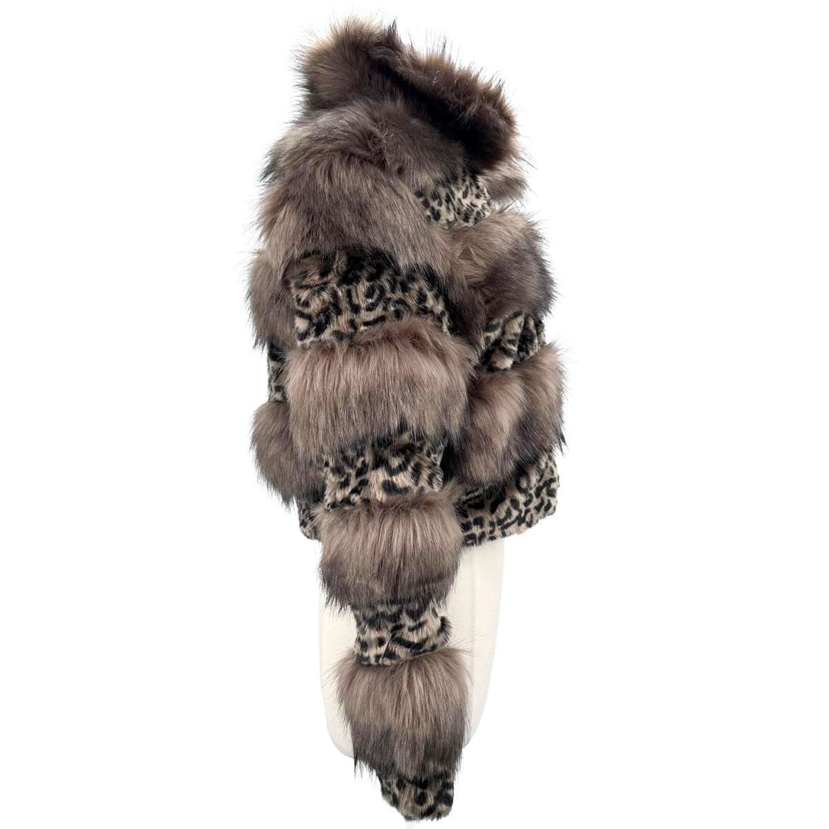 Chic Multi-Color Faux Fur