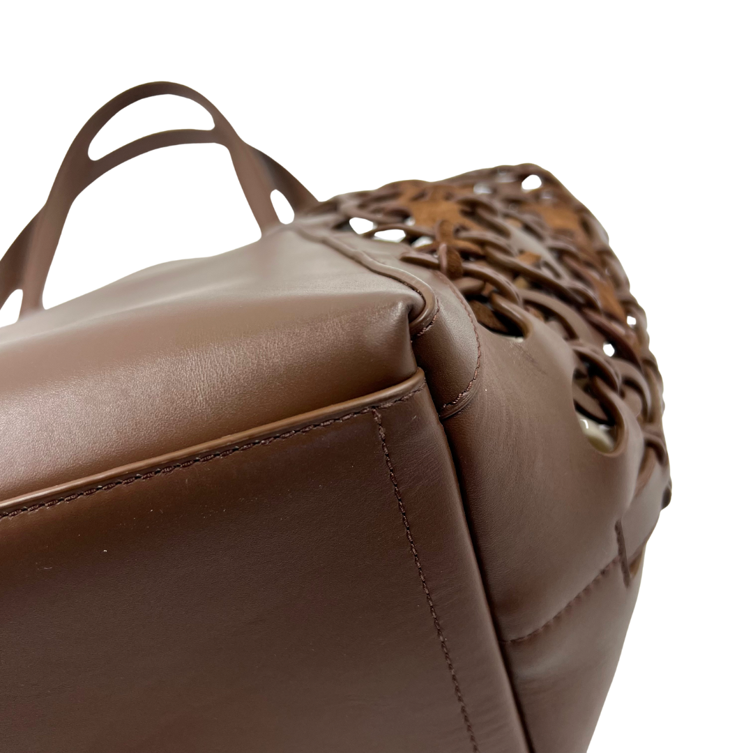 Tory Burch McGraw Laser Cut Tote