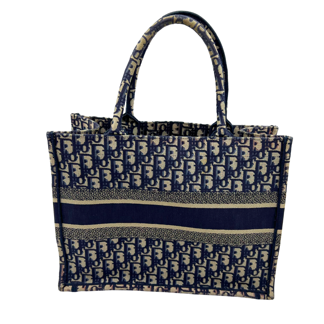 Christian Dior Oblique Jacquard Medium Book Tote