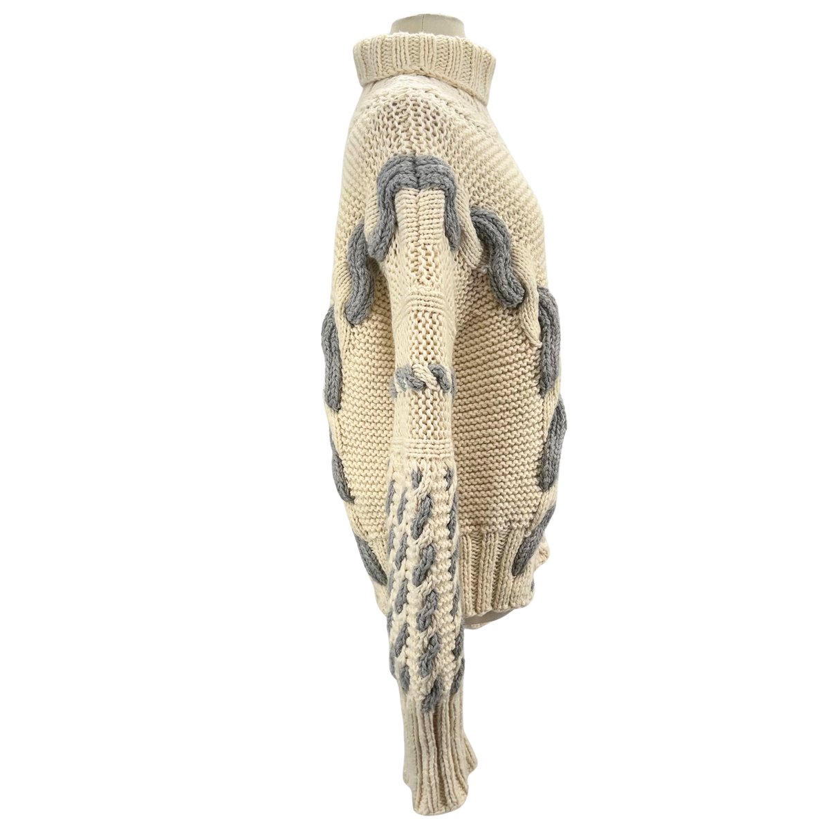 The Knotty One Cream Sweater