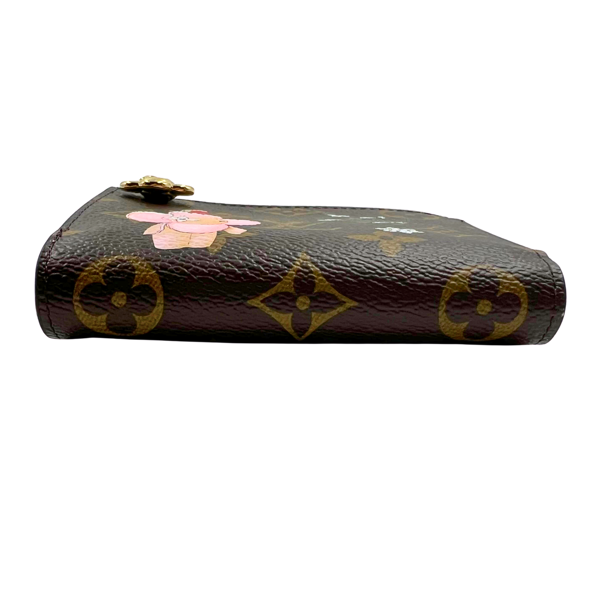 Louis Vuitton Monogram Vivian Snowy Pearl Lisa Wallet