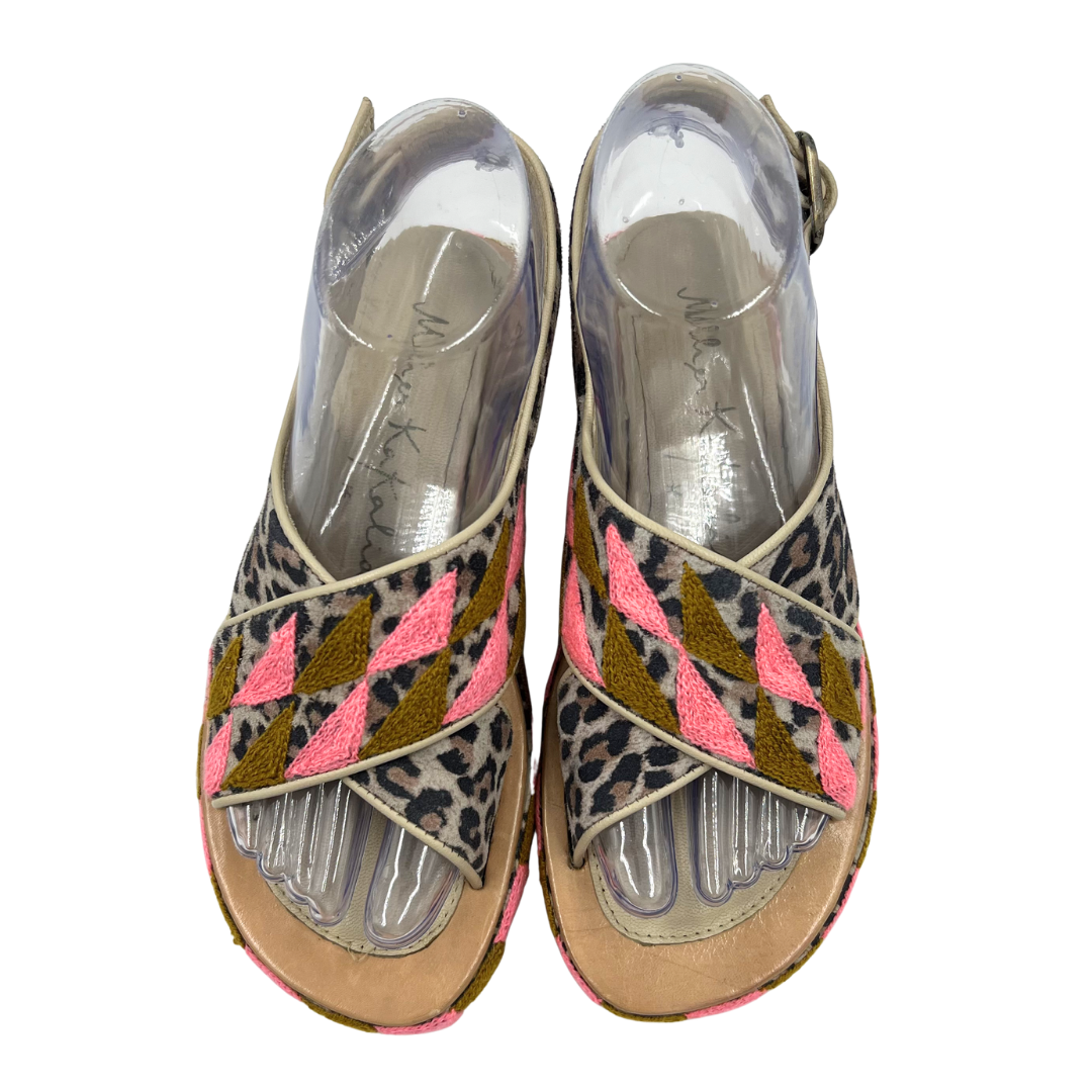 Mehar Kakalia 6.5 Multi-Color Leather/Textile Sandals
