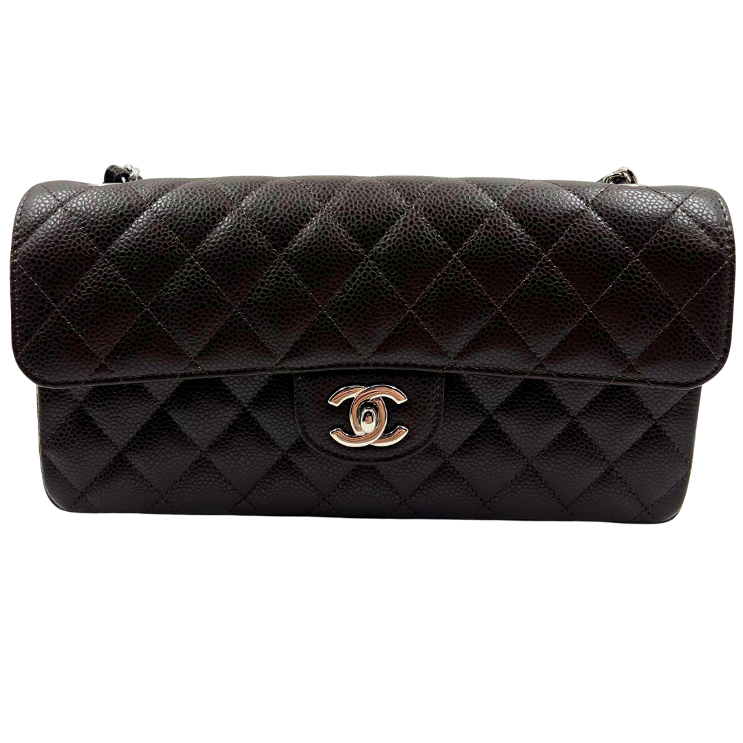 Chanel East West Single Flap Shoulder bag
