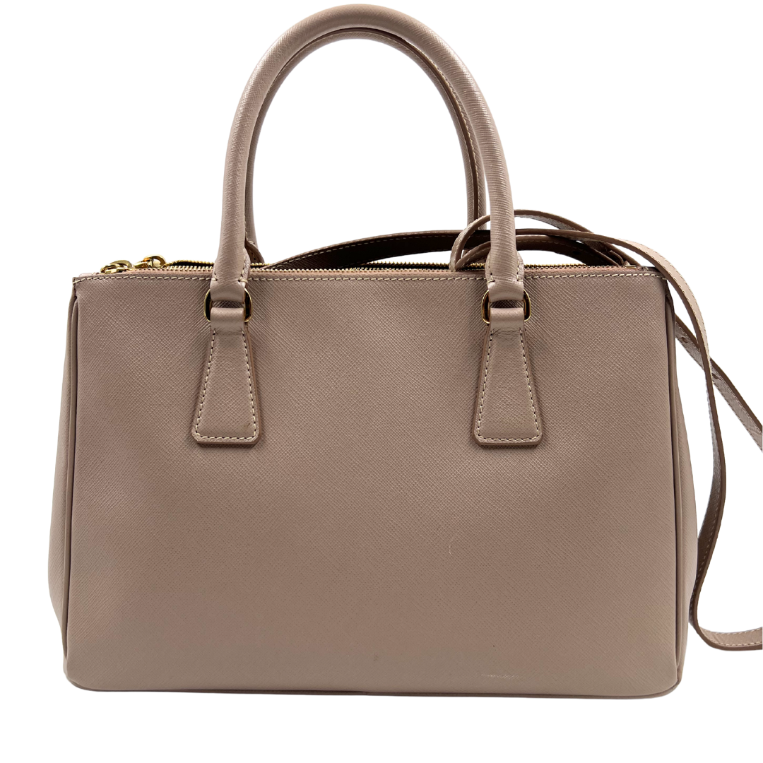 Prada Small Double Zip Galleria Two-way bag