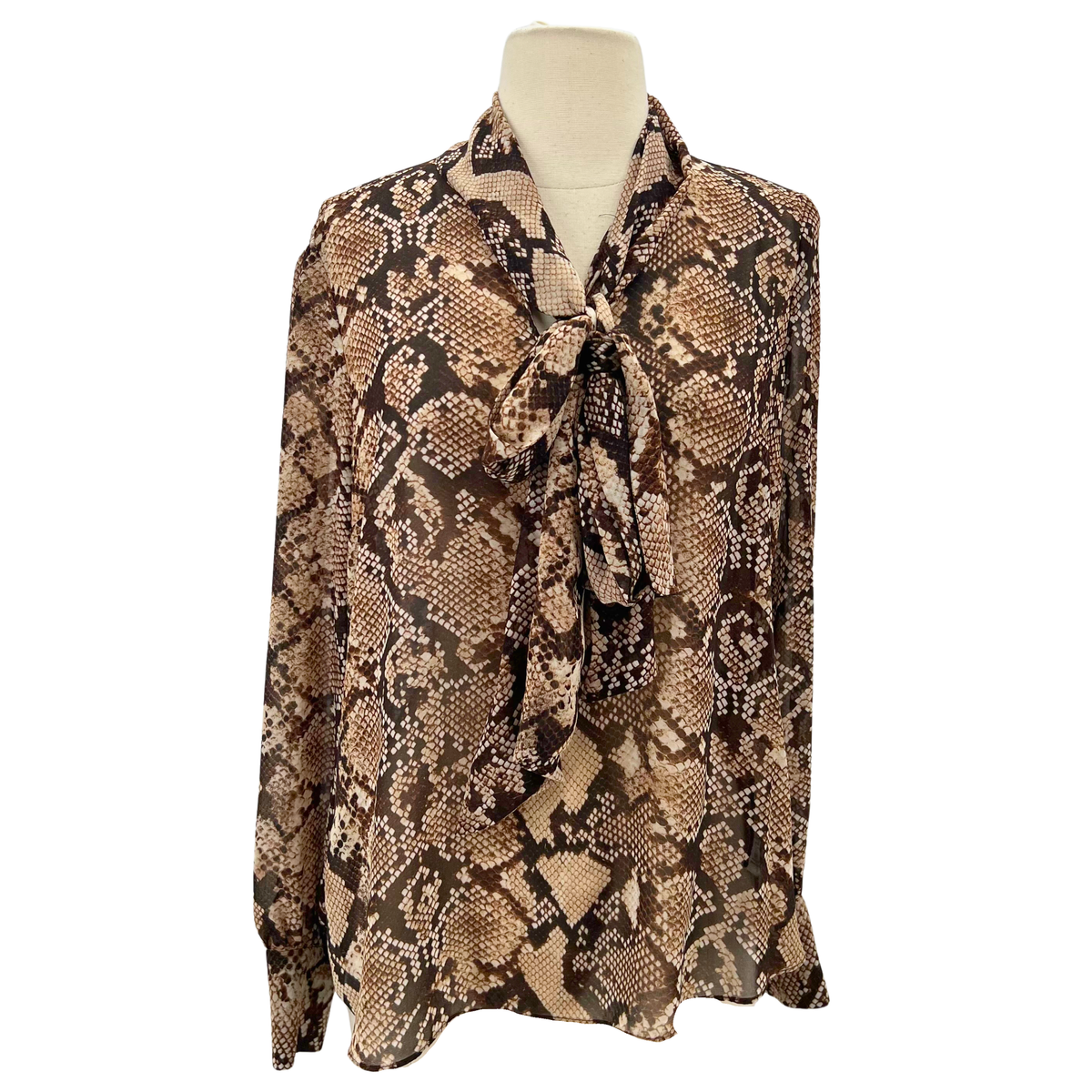 Altuzarra Snakeskin Blouse