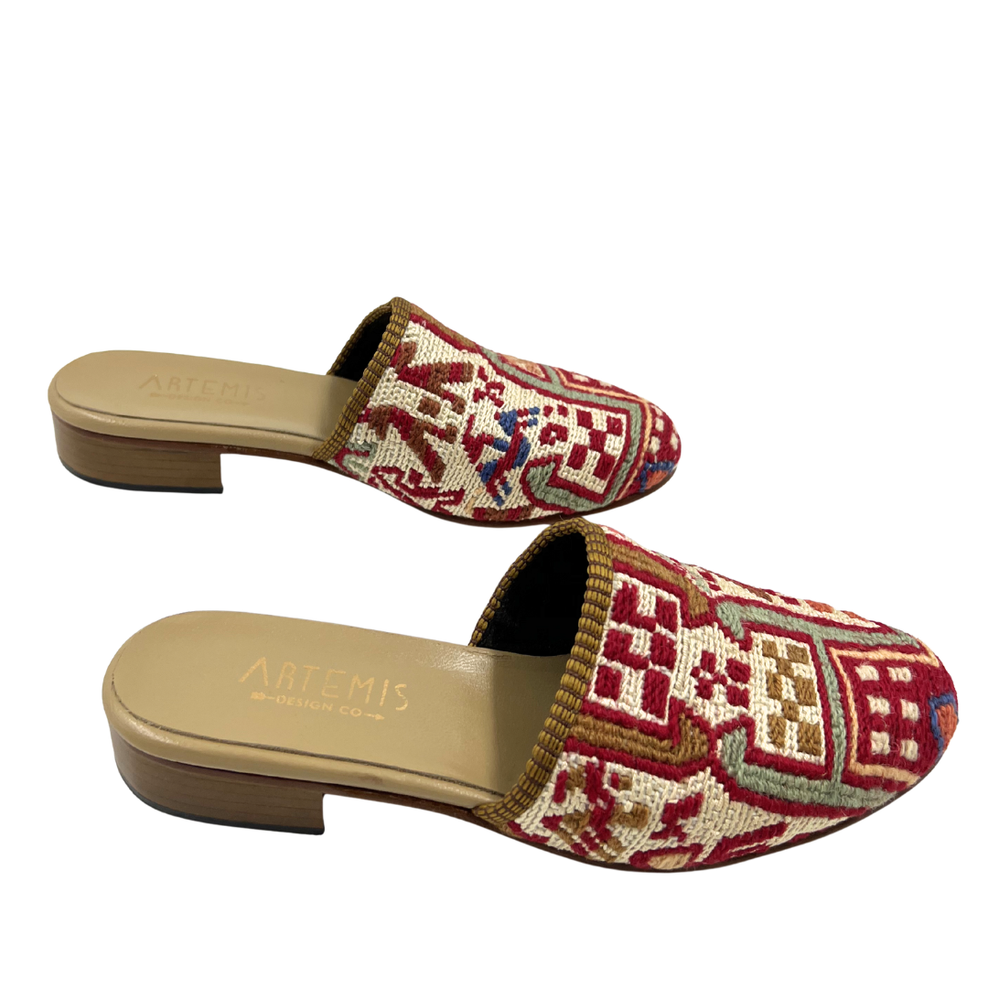 Artemis Design Co 38 Red/Multi Slip Ons