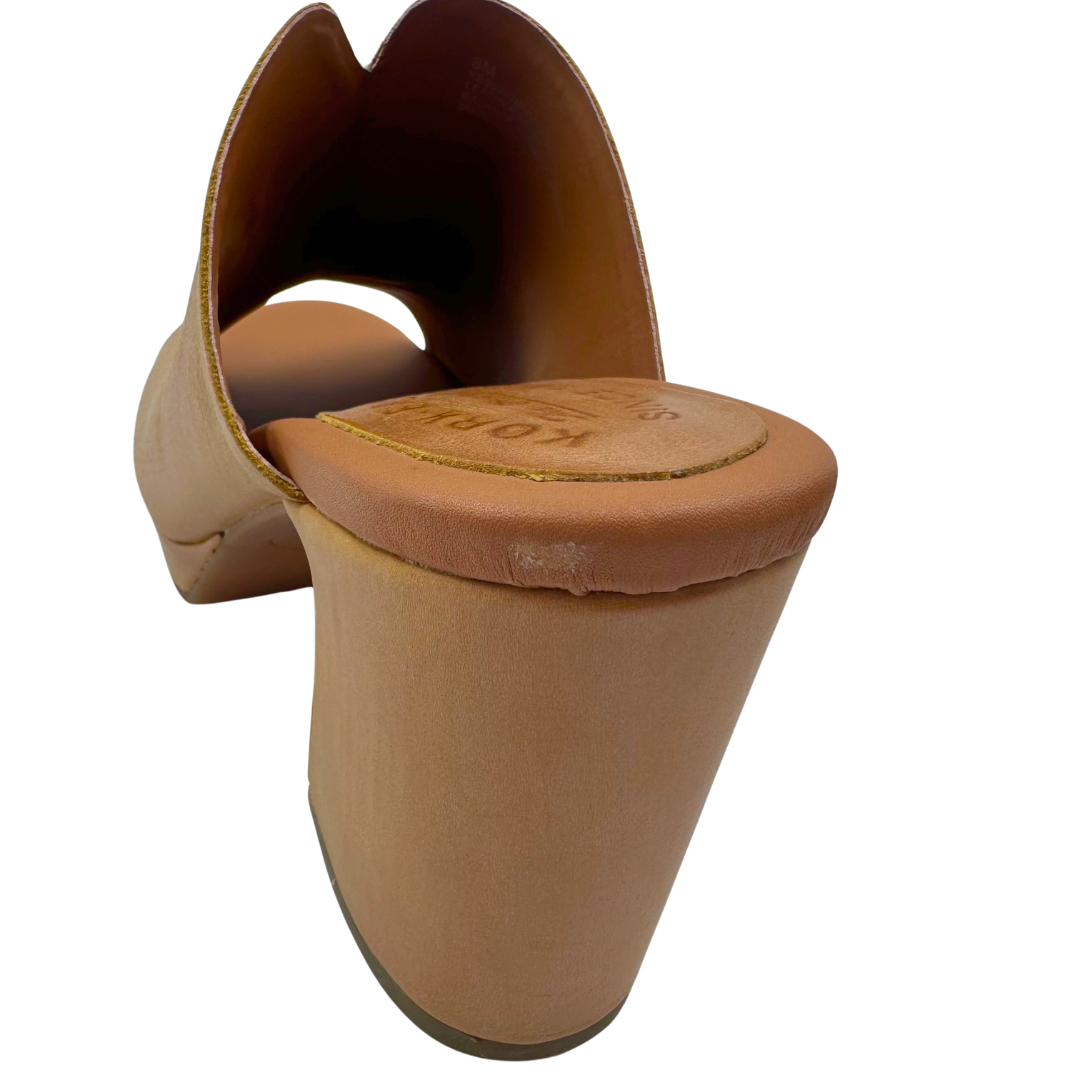 Kork Ease 8 Tan Leather Heels