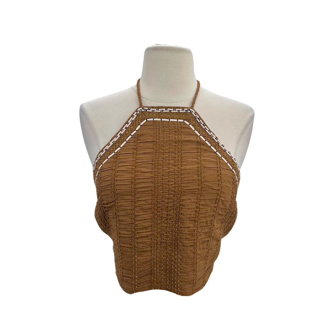 Miou Muse Brown Top