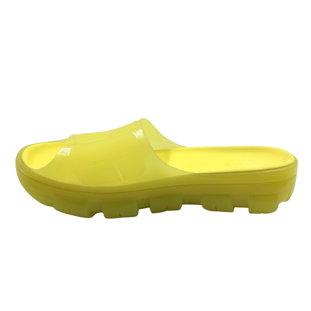 Ugg 8 Neon Yellow Jella Slides