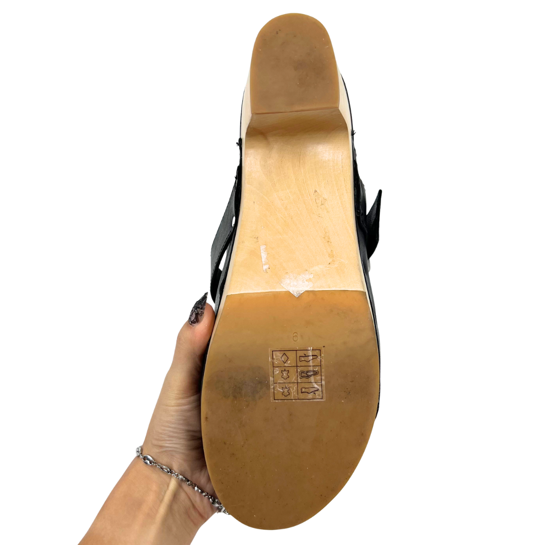 Paige 9 Black/Tan Mules
