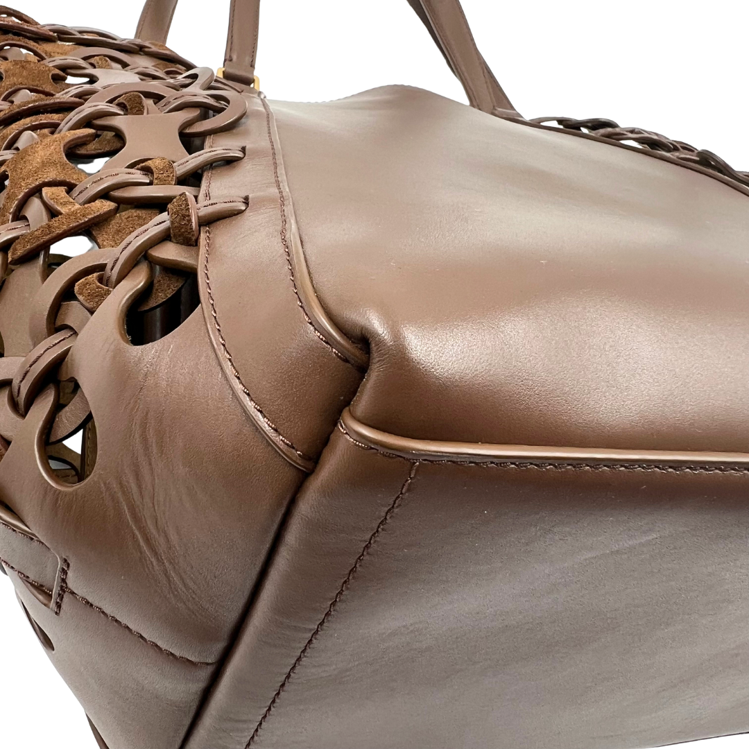 Tory Burch McGraw Laser Cut Tote