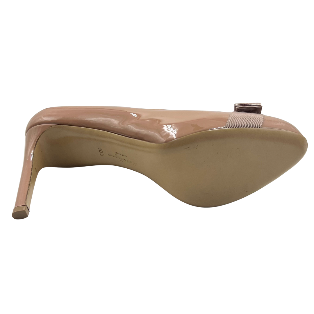 Ferragamo 10 Blush Pumps