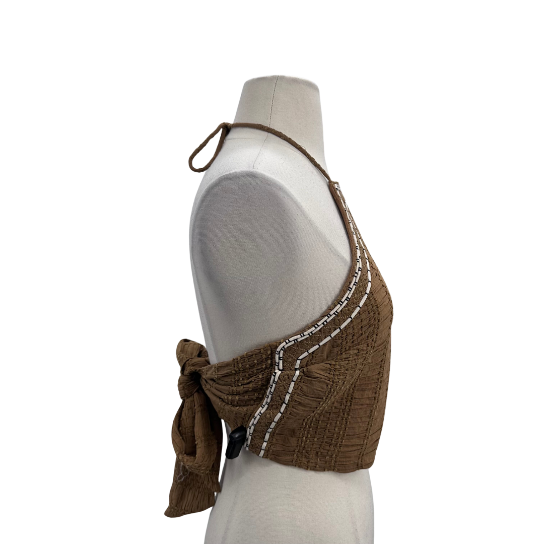 Miou Muse Brown Top