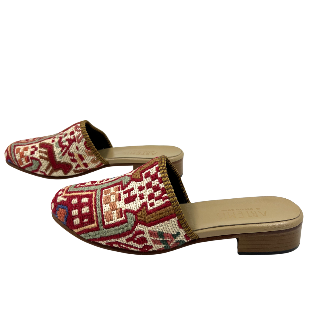 Artemis Design Co 38 Red/Multi Slip Ons