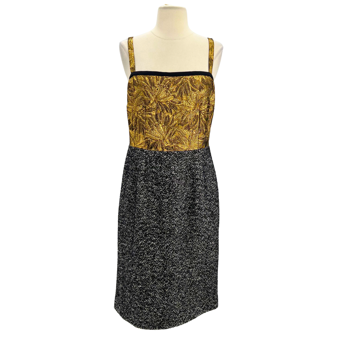 Dolce & Gabbana Bronze/Black Evening Dress